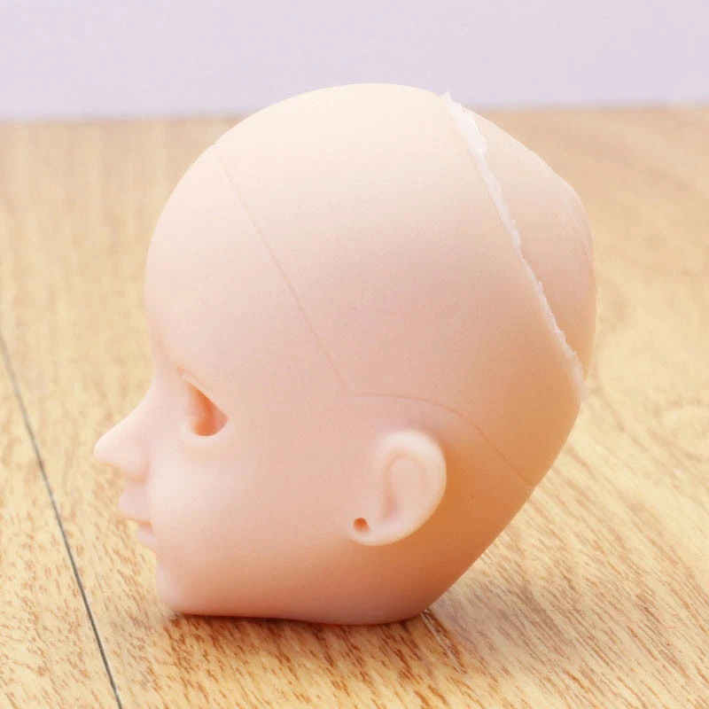 20pcs Soft Plastic Practice Makeup DIY Doll Head For 11.5" Doll Head For 1/6 BJD Doll