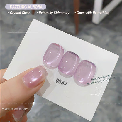 8pcs/lot Dazzing Aurora Cat Eye Nail Gel Polish Set