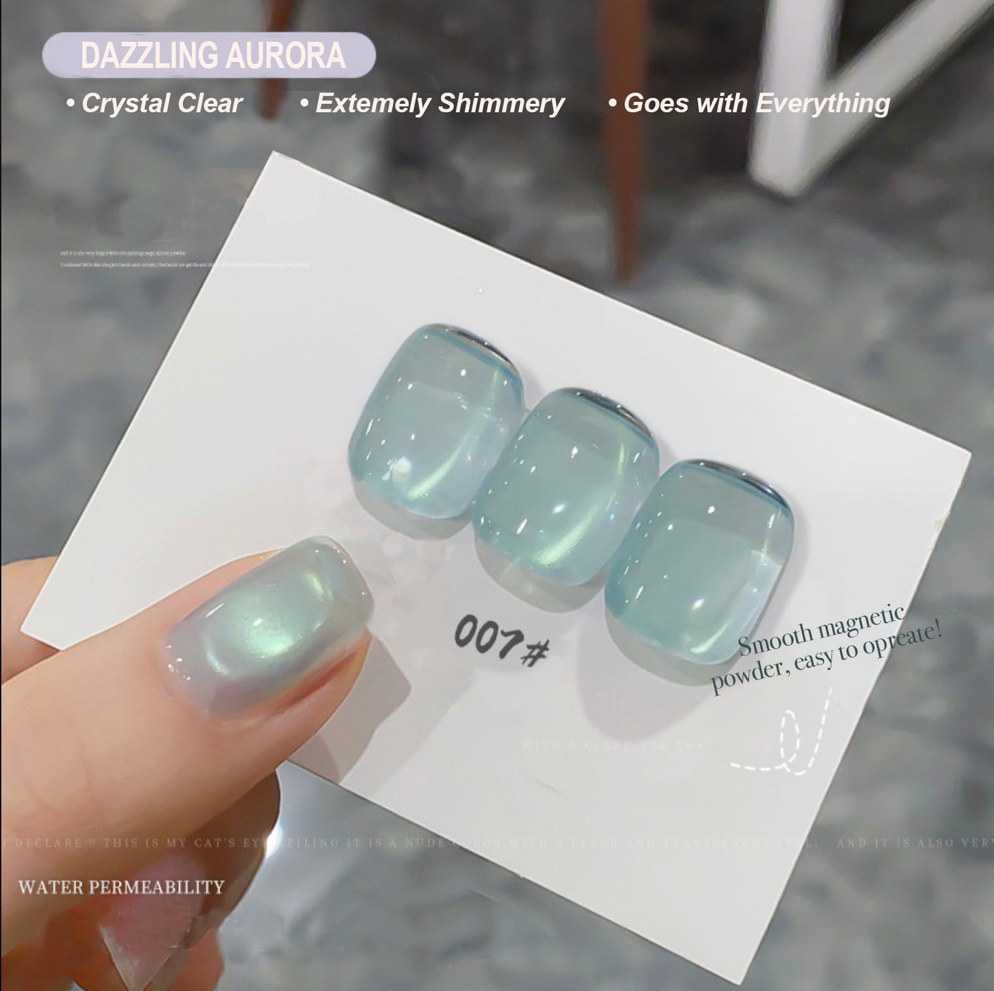 8pcs/lot Dazzing Aurora Cat Eye Nail Gel Polish Set