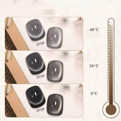 16pcs/lot Heat-temperature Color Changeable Cat Eye Nail Gel Polish Set