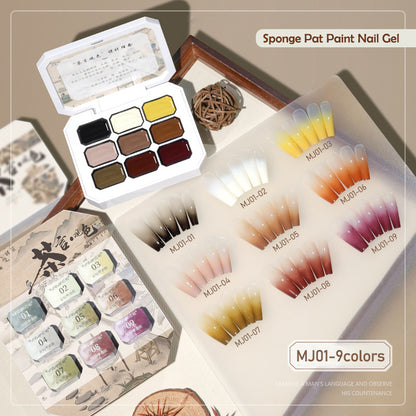 9 In 1 Pat Painting Gel Nail No-wash oil painting gel Color Painting Liner Nail Art Used For Gradient Cover Edge