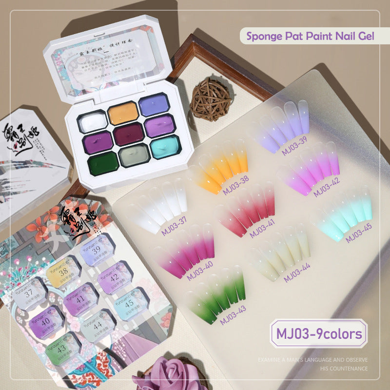 9 In 1 Pat Painting Gel Nail No-wash oil painting gel Color Painting Liner Nail Art Used For Gradient Cover Edge