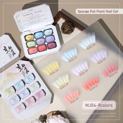 9 In 1 Pat Painting Gel Nail No-wash oil painting gel Color Painting Liner Nail Art Used For Gradient Cover Edge