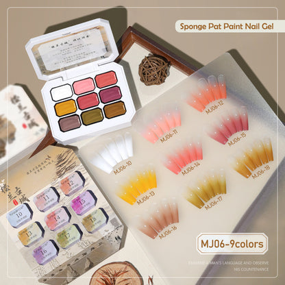 9 In 1 Pat Painting Gel Nail No-wash oil painting gel Color Painting Liner Nail Art Used For Gradient Cover Edge