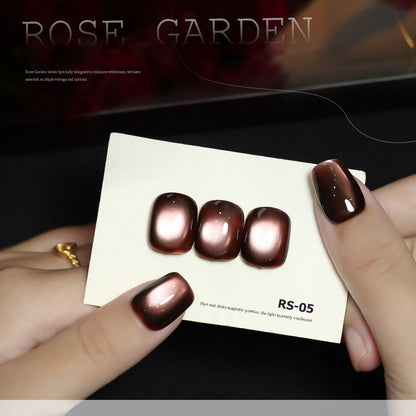 12pcs/lot Rose Garden Set Cat Eye Nail Gel Polish Set