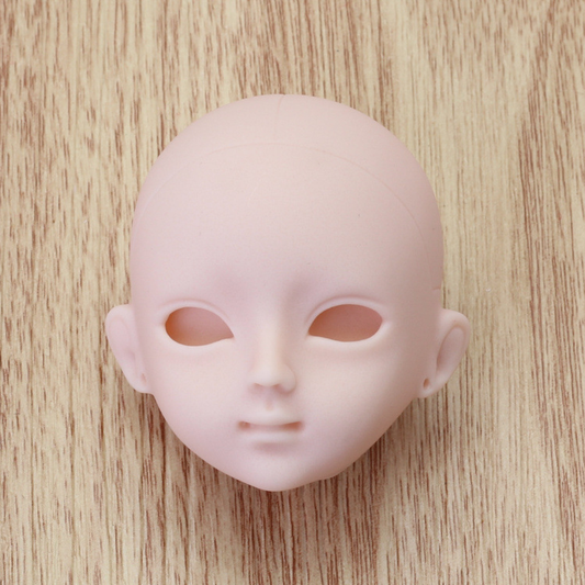 20pcs Soft Plastic Practice Makeup DIY Doll Head For 11.5" Doll Head For 1/6 BJD Doll