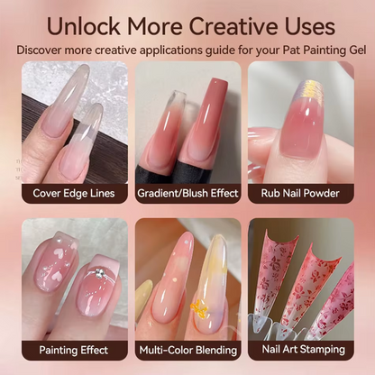 9 In 1 Pat Painting Gel Nail No-wash oil painting gel Color Painting Liner Nail Art Used For Gradient Cover Edge
