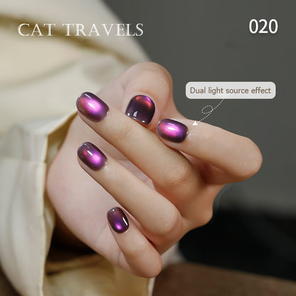 24pcs/lot Cat Travel Set Cat Eye Nail Gel Polish Set
