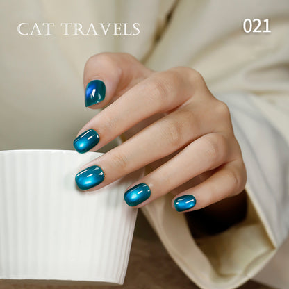 24pcs/lot Cat Travel Set Cat Eye Nail Gel Polish Set