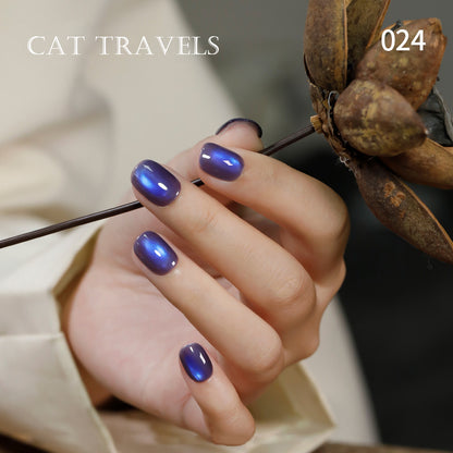 24pcs/lot Cat Travel Set Cat Eye Nail Gel Polish Set