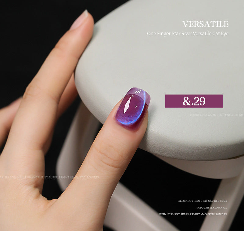 36pcs/lot Summer Set Cat Eye Nail Gel Polish Set