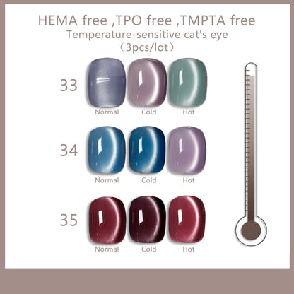 US-Shipping 27colors/lot  Set Cat Eye Nail Gel Polish Hema free TPO free TMPTA free