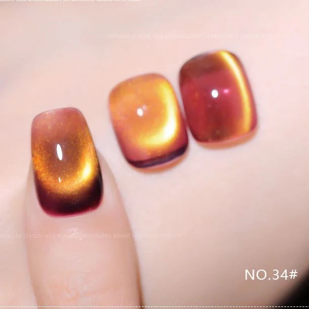 36pcs/lot Spring Set Cat Eye Nail Gel Polish Set