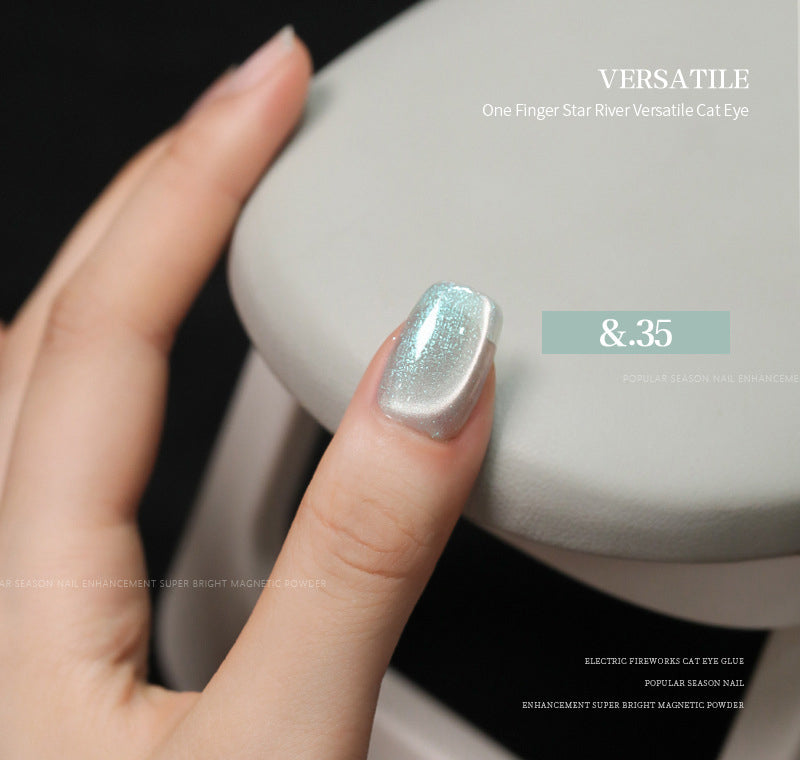 36pcs/lot Summer Set Cat Eye Nail Gel Polish Set