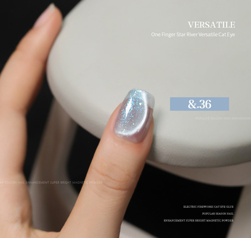 36pcs/lot Summer Set Cat Eye Nail Gel Polish Set