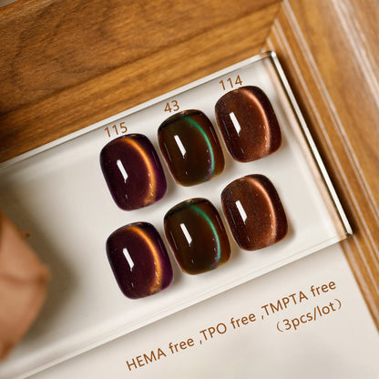 US-Shipping 27colors/lot  Set Cat Eye Nail Gel Polish Hema free TPO free TMPTA free