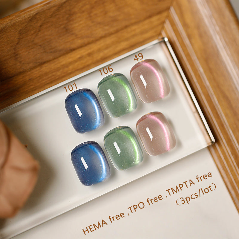 US-Shipping 27colors/lot  Set Cat Eye Nail Gel Polish Hema free TPO free TMPTA free