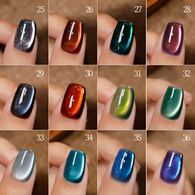 36pcs/lot Yao Light Set Cat Eye Nail Gel Polish Set