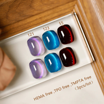 US-Shipping 27colors/lot  Set Cat Eye Nail Gel Polish Hema free TPO free TMPTA free
