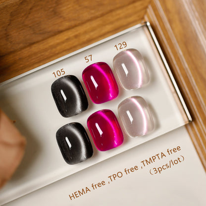 US-Shipping 27colors/lot  Set Cat Eye Nail Gel Polish Hema free TPO free TMPTA free