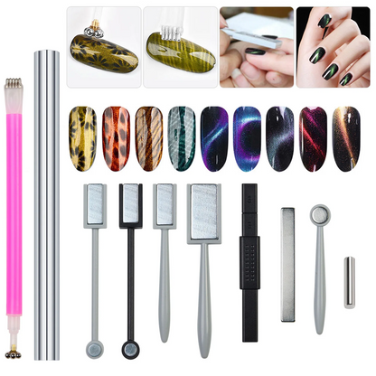 Multi Functional Nail Art Magnet Nail Enhancement Tool