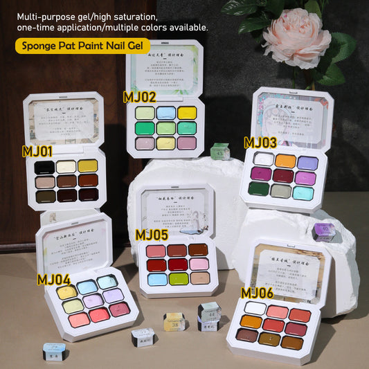 9 In 1 Pat Painting Gel Nail No-wash oil painting gel Color Painting Liner Nail Art Used For Gradient Cover Edge