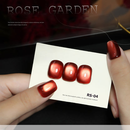 12pcs/lot Rose Garden Set Cat Eye Nail Gel Polish Set