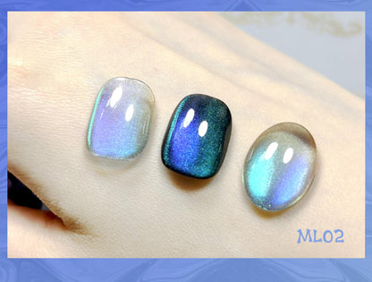 8pcs/lot Moon Light Cat Eye Nail Polish Set