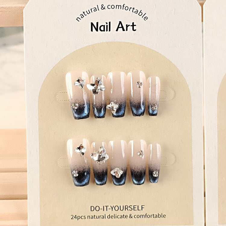 24Pcs Long Press On Nails for Daily Use