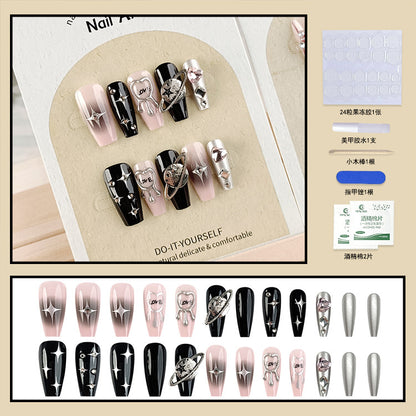 24Pcs Long Press On Nails for Daily Use