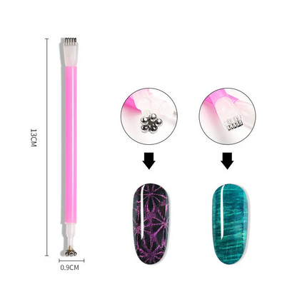 Multi Functional Nail Art Magnet Nail Enhancement Tool